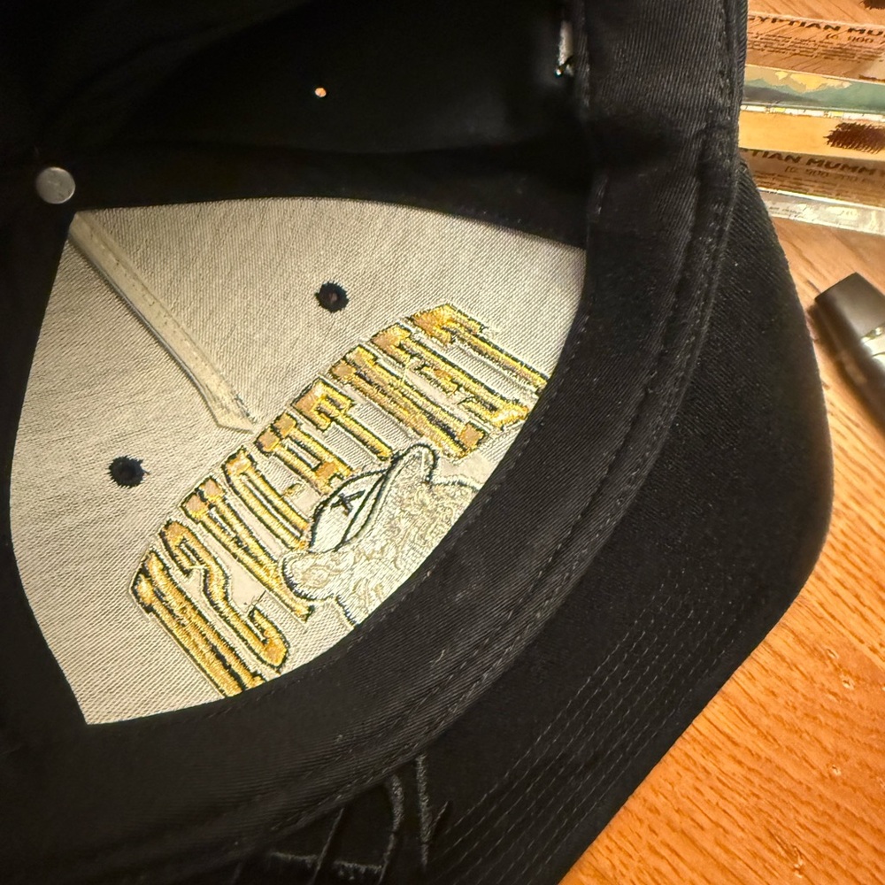 10 Deep Tenth Division Snapback Starter Hat with Yellow Embroidery - Picture 7 of 8